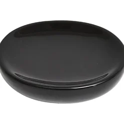PORTE SAVON DOLOMITE OVAL NOIR