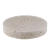 PORTE SAVON EN POLYRESINE FACON TRAVERTIN NATUREL