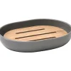 PORTE SAVON OVAL   BAMBOU GRIS
