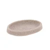 PORTE SAVON POLYRESINE EFFET SABLE NATUREL