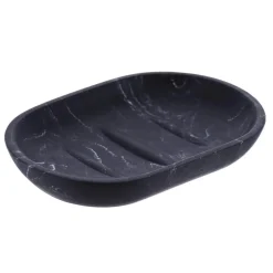 PORTE SAVON POLYRESINE MARBRE NOIR