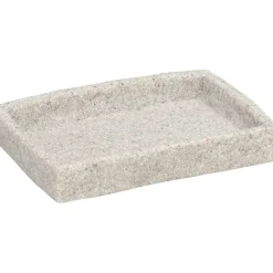 PORTE SAVON POLYRESINE RECTANGULAIRE EFFET PIERRE NATUREL