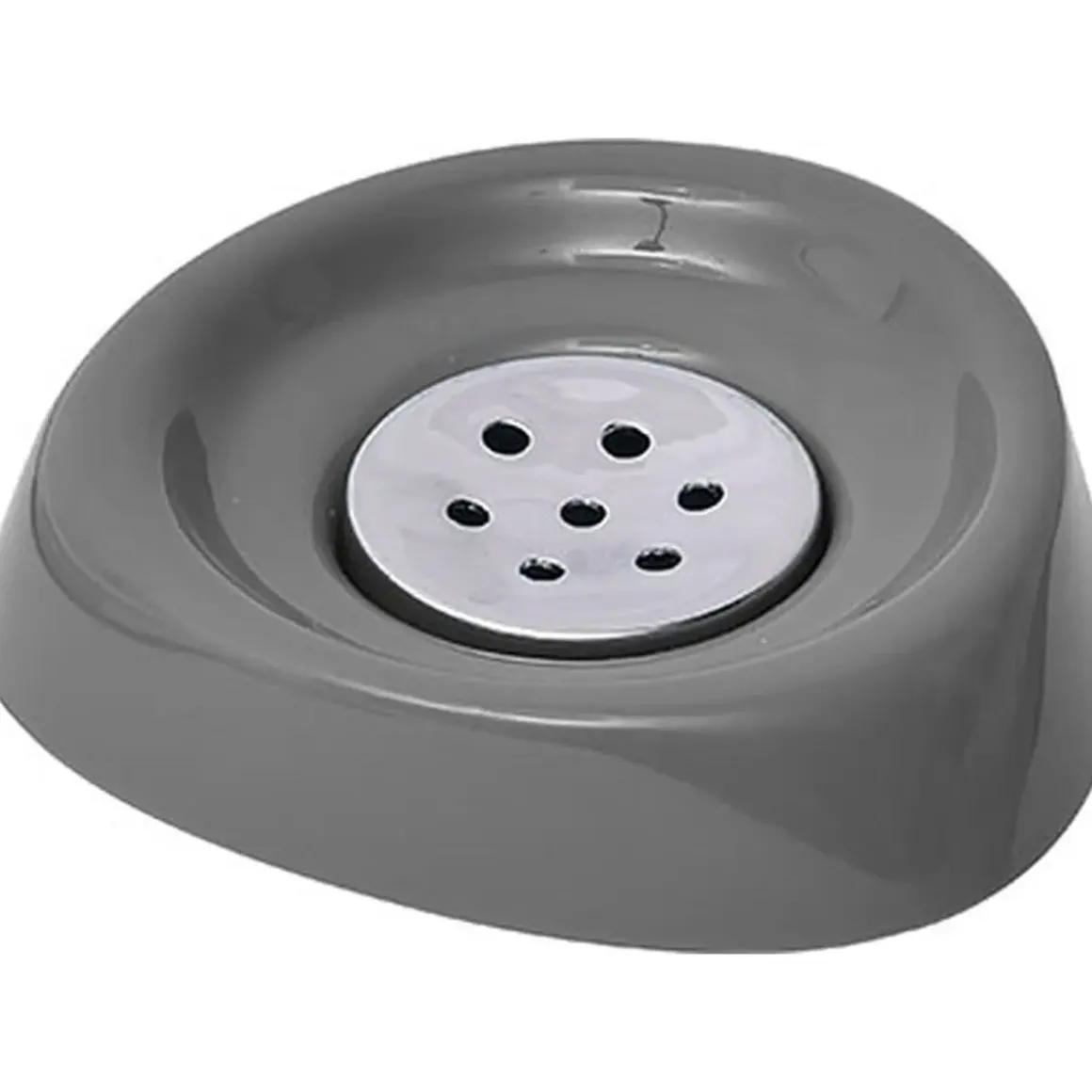 PORTE SAVON PP CONIQUE GRIS
