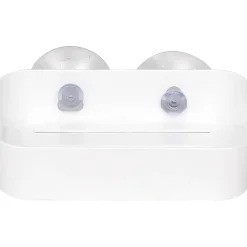 PORTE SAVON SUR VENTOUSES BLANC