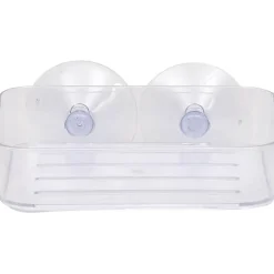PORTE SAVON SUR VENTOUSES TRANSPARENT
