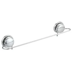 PORTE SERVIETTE METAL SUR VENTOUSES   CHROME