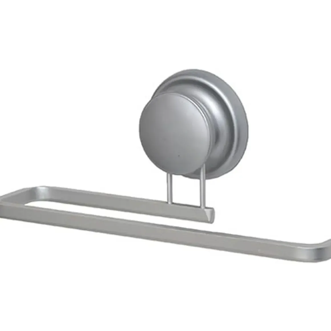 PORTE SERVIETTES ALUMINIUM SUR VENTOUSE CHROME