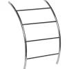 PORTE SERVIETTES METAL MURAL 4 BARRES CHROME