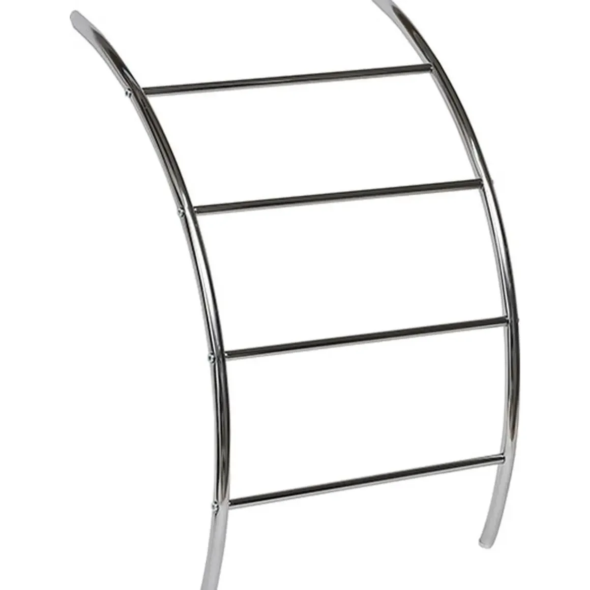 PORTE SERVIETTES METAL MURAL 4 BARRES CHROME