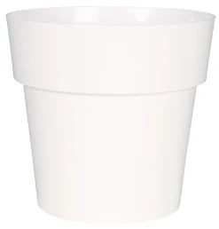 POT CERAMIQUE DIA.38CM BLANC