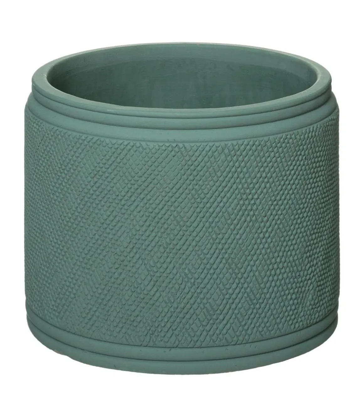 POT CIMENT CELADON HOUSE D.30X28CM