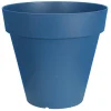 POT PATIO ROND D.25CM BLEU 6L