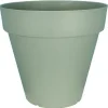 POT PATIO ROND D.40CM VERT ARGILE 25L