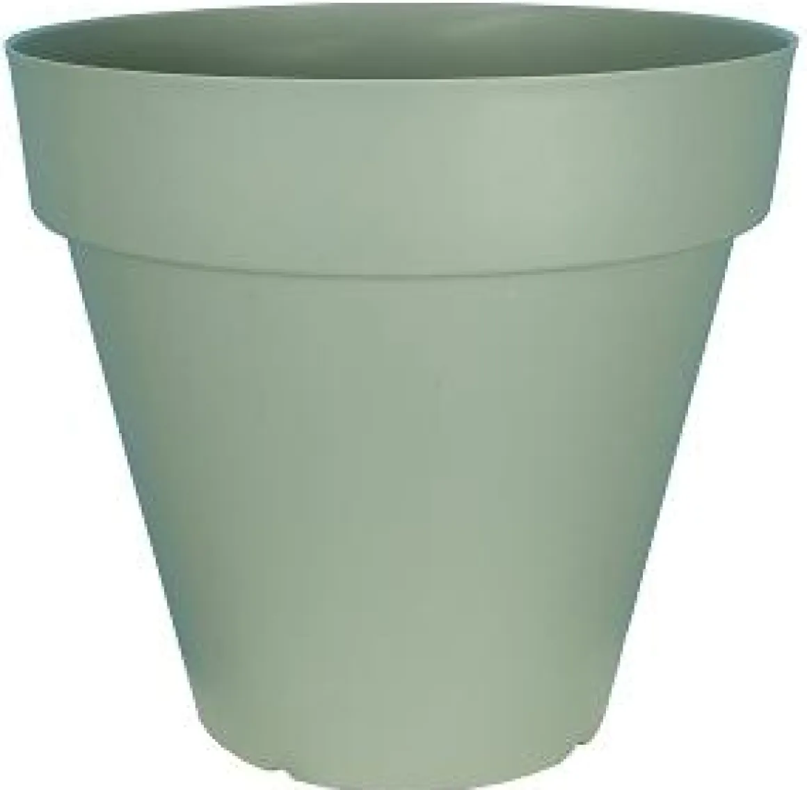 POT PATIO ROND D.25CM VERT ARGILE 6L