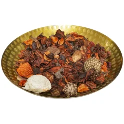 POT POURRI PLATEAU METAL VANILLE 140G