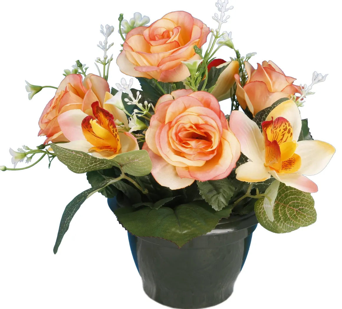 POT ROSES ORCHIDEES