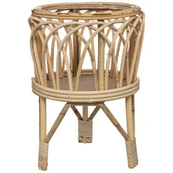 POT ROTIN SUR PIED CARMEN D.27X39CM
