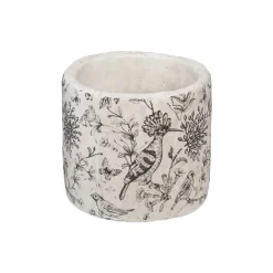 POTS RONDS CIMENT USE HIVER D.14X14X14CM