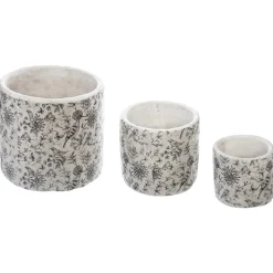 POTS RONDS CIMENT USE HIVER D.14X14X14CM