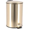 POUBELLE METAL FREIN DE CHUTE 3L OR