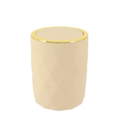 POUBELLE RUBBER 6L BEIGE
