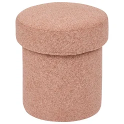 POUF KITA TISSU TERRACOTTA