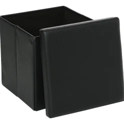 POUF PLIABLE NOIR