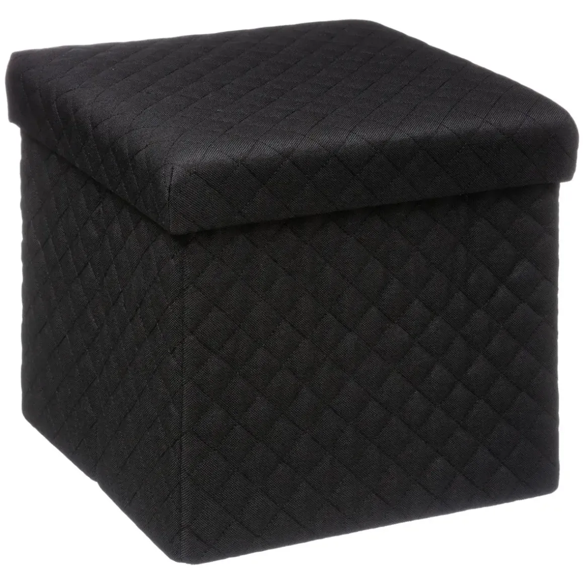 POUF PLIABLE NOIR 31X31CM