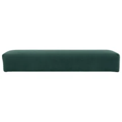 POUF PLIANT DOUBLE TESS VELOURS VERT CEDRE