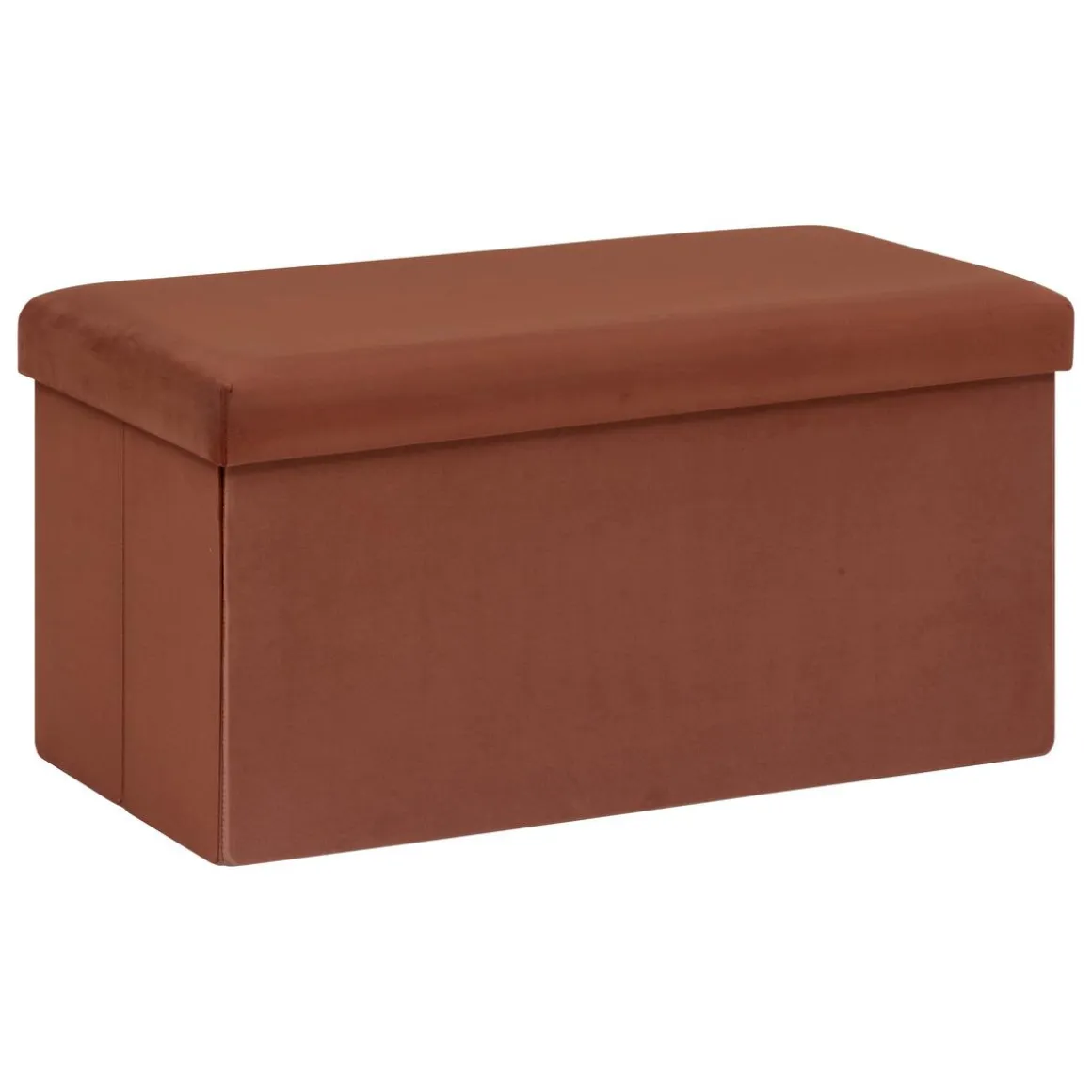 POUF PLIANT DOUBLE TESS VELOURS AMBRE
