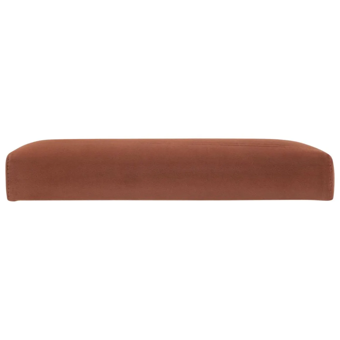 POUF PLIANT TESS VELOURS AMBRE
