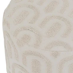 POUF TUFTE COPAS BLANC