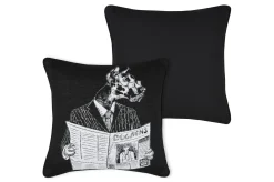 PRINCETON COUSSIN 40X40CM NOIR