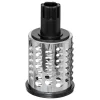RAPE AVEC MANIVELLE 3 LAMES VENTOUSE SILVER PRO NOIR
