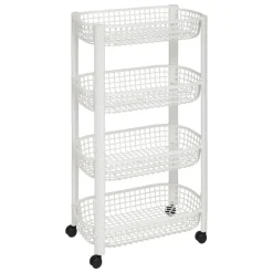 RESSERRE AVEC PANIERS 4 NIVEAUX BLANC