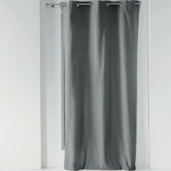 RIDEAU A OEILLETS 140X260CM LYRAE ANTHRACITE