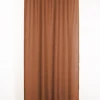 RIDEAU ARONNA ROUILLE 135X300CM GALON FRONCEUR PATTE CACHEE