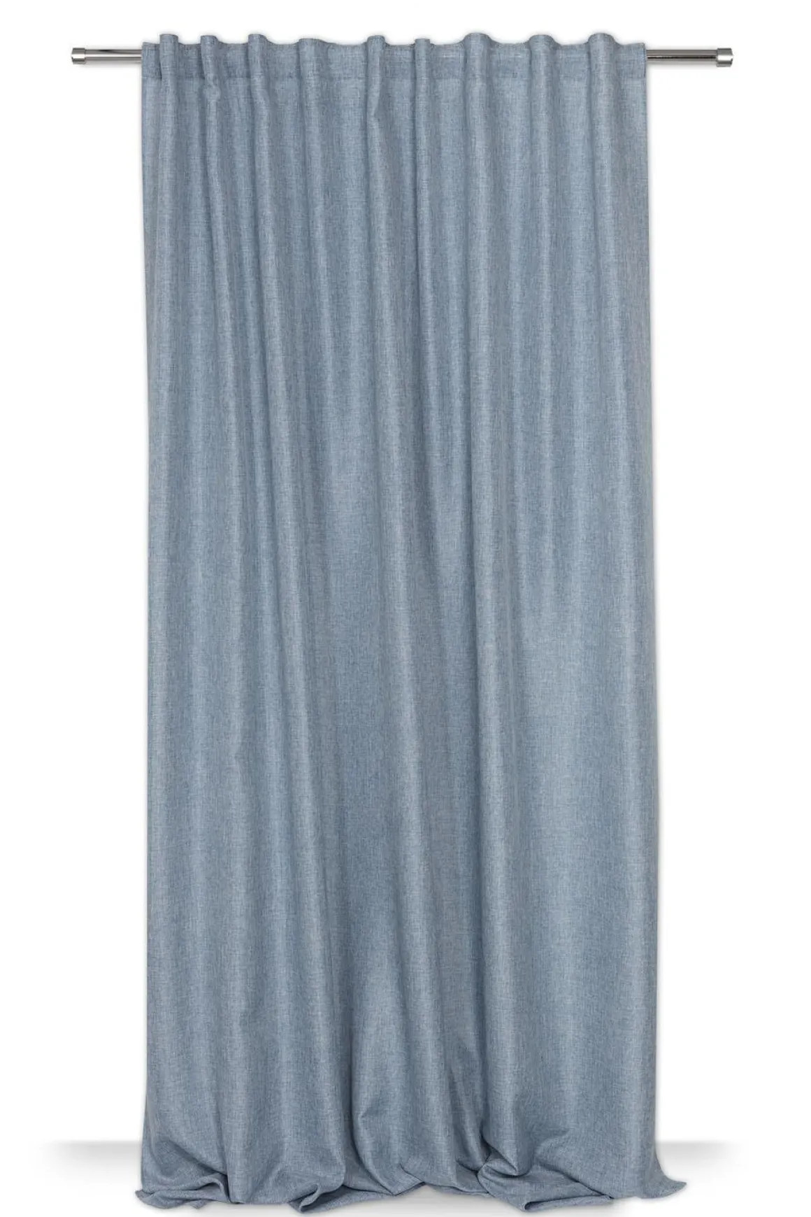 RIDEAU COPENHAGUE BLEU 200X270CM GALON FRONCEUR