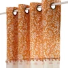 RIDEAU COTON NOMADE POMP 140X260CM