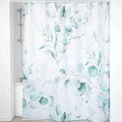RIDEAU DE DOUCHE POLYESTER 180X200CM AQUARELLE