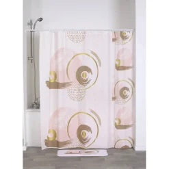 RIDEAU DE DOUCHE 180X180CM ABSTRACTION
