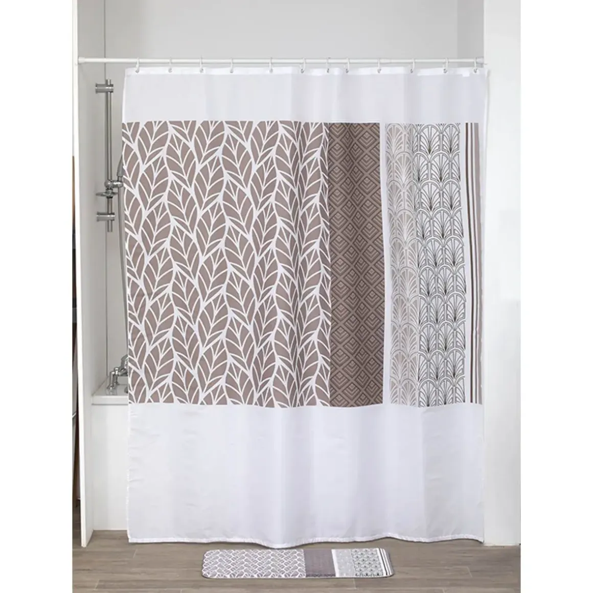 RIDEAU DE DOUCHE 180X200CM GATSBY