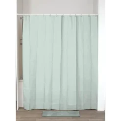 RIDEAU DE DOUCHE 180X200CM VERT AMANDE