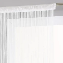 RIDEAU FIL BLANC 90X200CM