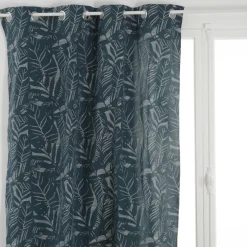 RIDEAU JACQUARD FOLHA CANARD 140X260CM