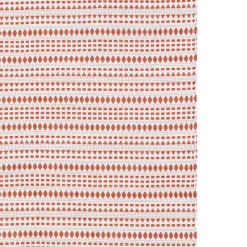 RIDEAU JACQUARD MICAH TERRACOTTA 130X260CM