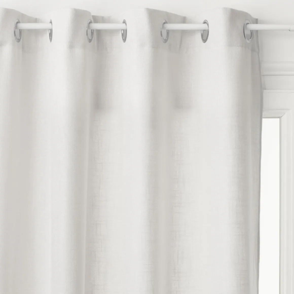 RIDEAU LEON IVOIRE 140X260CM