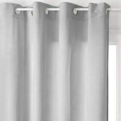 RIDEAU LILOU GRIS CLAIR 140X260CM