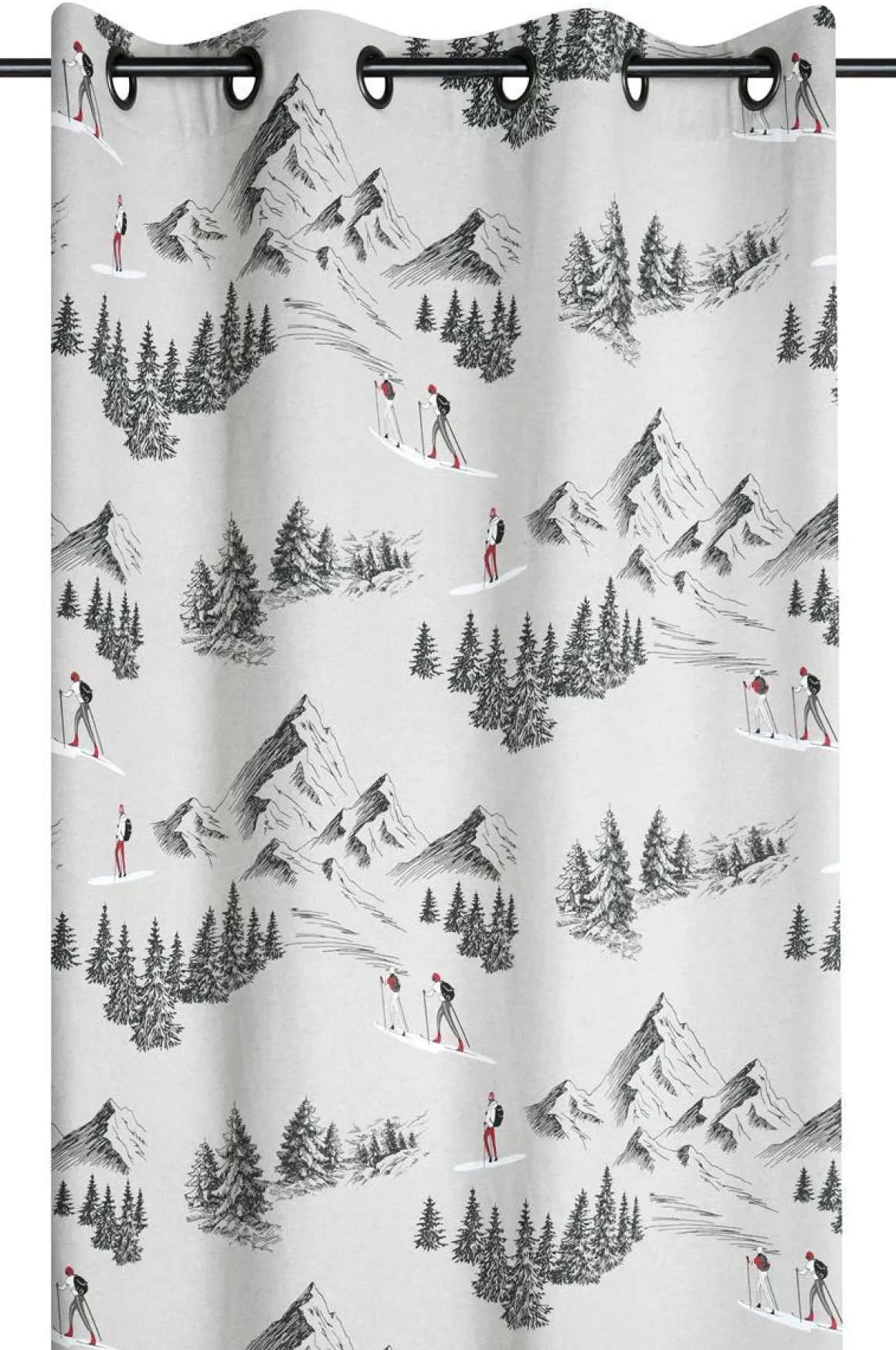 RIDEAU MONTAGNE 140X260CM ANTHRACITE