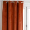 RIDEAU OCCULTANT VELOURS TERRACOTTA 140X260CM
